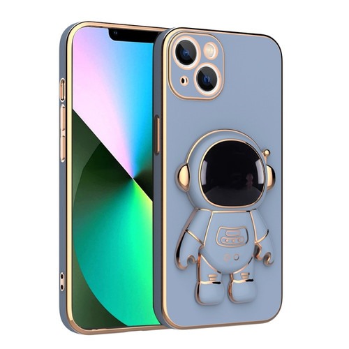 iPhone 11 Pro Max Plating Astronaut Holder Phone Case  - Sierra Blue