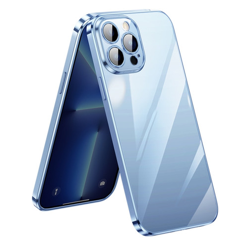 iPhone 11 Pro Max SULADA Lens Protector Plated Clear Case  - Sierra Blue