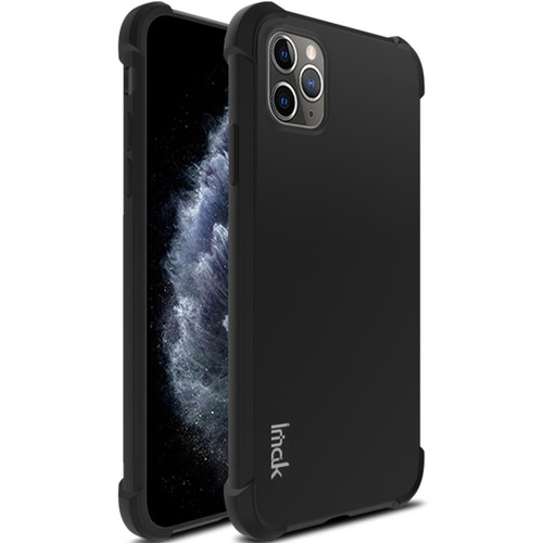 iPhone 11 Pro Max IMAK All-inclusive Shockproof Airbag TPU Case, with Screen Protector - Black