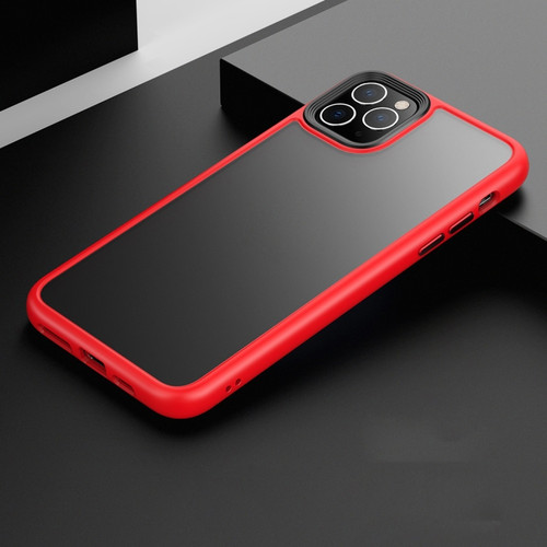 iPhone 11 Pro Max Frosted Back Shockproof Phone Case  - Red
