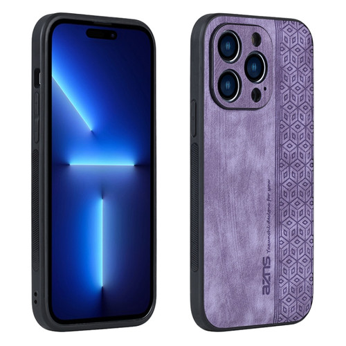 iPhone 15 Pro Max AZNS 3D Embossed Skin Feel Phone Case - Purple