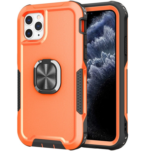 3 in 1 PC + TPU Phone Case with Ring Holder iPhone 11 Pro - Orange