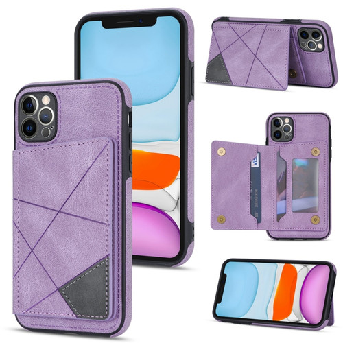 iPhone 11 Pro Line Card Holder Phone Case  - Purple