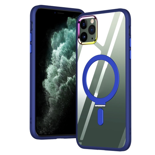 iPhone 11 Pro Magsafe Invisible Holder Phone Case - Blue