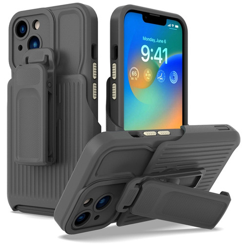 iPhone 11 Pro Explorer Series Back Clip Holder PC Phone Case  - Grey