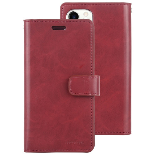 iPhone 11 Pro MERCURY GOOSPERY MANSOOR Horizontal Flip Leather Case with Holder & Card Slots & Wallet - Wine