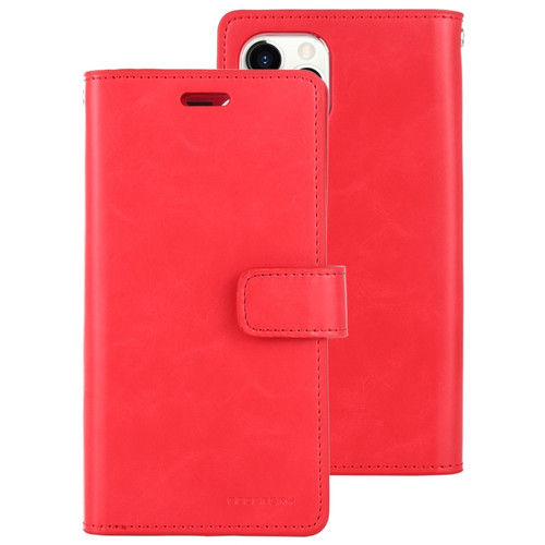 iPhone 11 Pro MERCURY GOOSPERY MANSOOR Horizontal Flip Leather Case with Holder & Card Slots & Wallet - Red