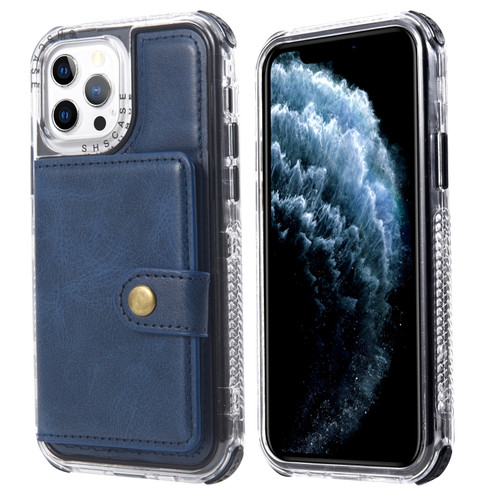 iPhone 11 Pro Wallet Card Shockproof Phone Case  - Blue