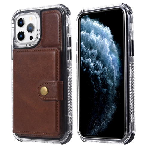 iPhone 11 Pro Wallet Card Shockproof Phone Case  - Brown