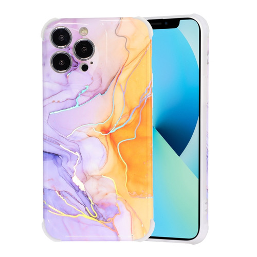 iPhone 11 Pro Laser Marble TPU Phone Case - Purple