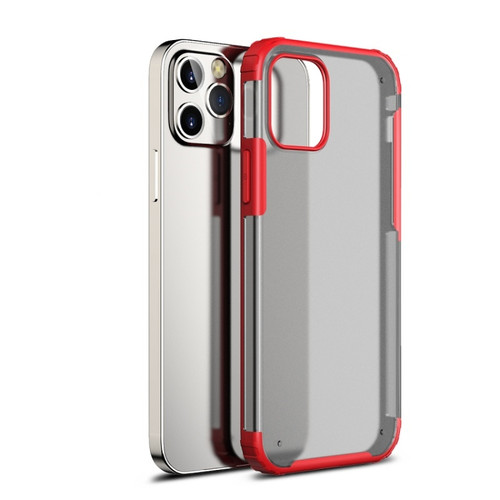 iPhone 11 Pro Shockproof Ultra-thin Frosted TPU + PC Protective Case  - Red