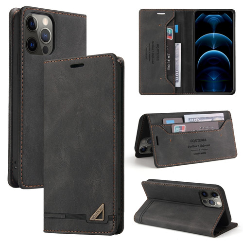 Skin Feel Anti-theft Brush Horizontal Flip Leather Case with Holder & Card Slots & Wallet iPhone 11 Pro - Black