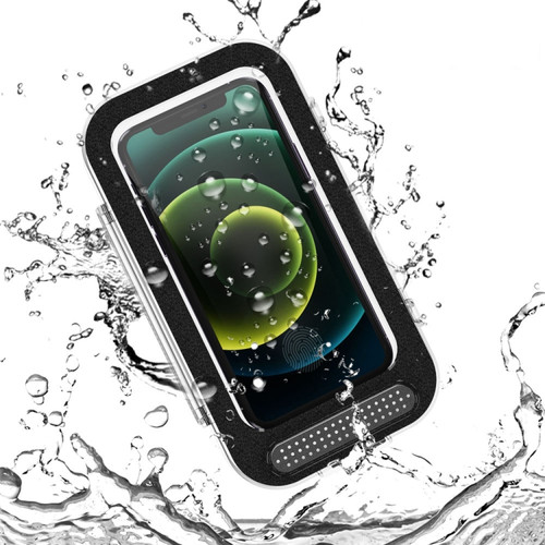 iPhone 11 Pro Bathroom Waterproof Phone Case iPhone 12 / 11 / X / 8 / 7 Series, 5.5-7.0 inch Cellphones  - Transparent