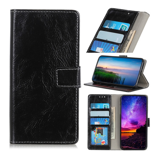 iPhone 11 Pro Retro Crazy Horse Texture Horizontal Flip Leather Case, with Holder & Card Slots & Photo Frame & Wallet  - Black
