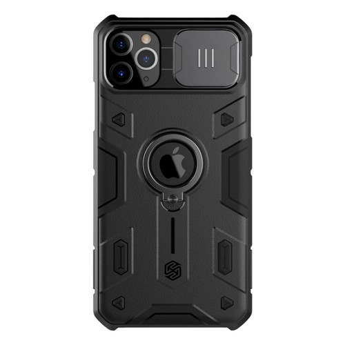 iPhone 11 Pro NILLKIN Shockproof CamShield Armor Protective Case with Invisible Ring Holder - Black