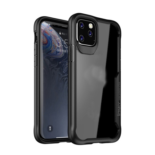 iPhone 11 Pro iPAKY Shockproof PC Transparent Case - Black