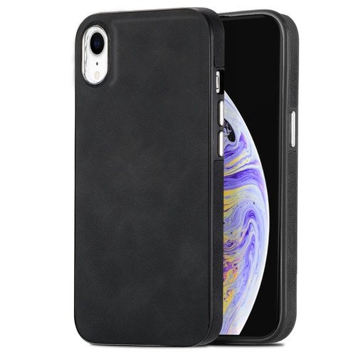 iPhone XR Skin-Feel Electroplating TPU Shockproof Phone Case - Black