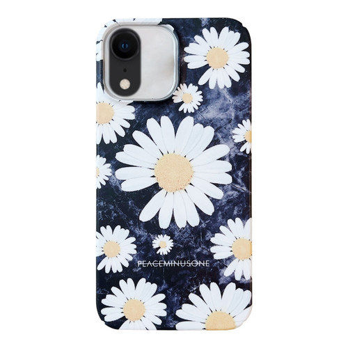 iPhone XR Frosted Daisy Film Phone Case - White Flower