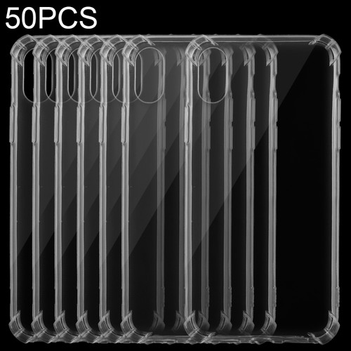 iPhone XS Max 50 PCS Ultrathin Transparent TPU Soft Protective Case  - Transparent