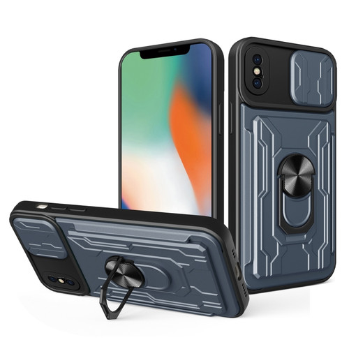 iPhone X / XS Sliding Camshield Card Phone Case - Grey