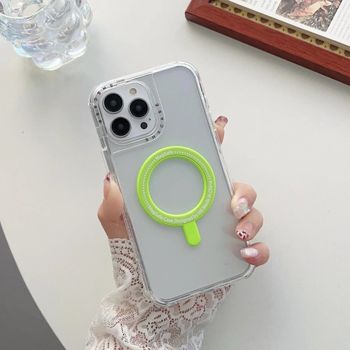 iPhone XS / X 3 in 1 MagSafe Magnetic Phone Case - Fluorescent Green