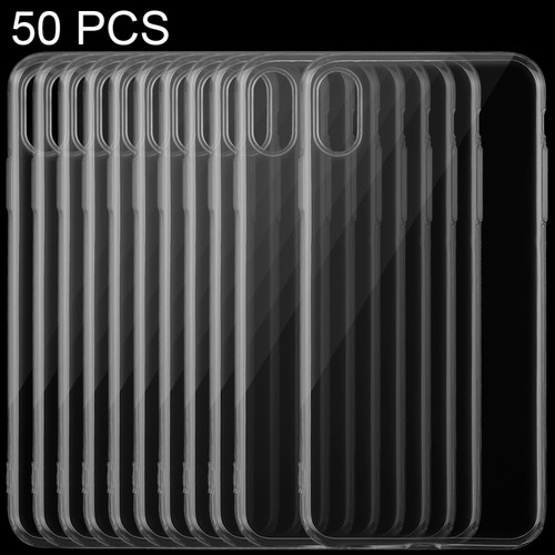 iPhone XS 50pcs 0.75mm TPU Ultra-thin Transparent Case