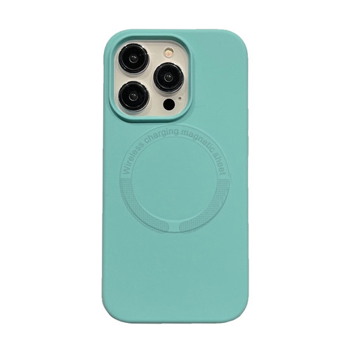 iPhone 15 Pro Max Magsafe Magnetic Silicone Phone Case - Ice Blue