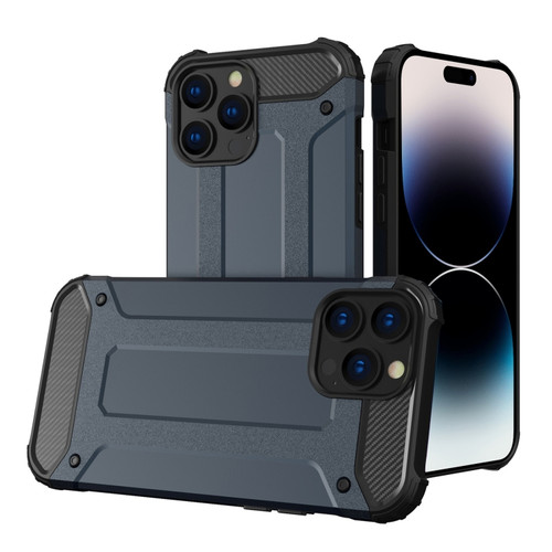 iPhone 15 Pro Max Magic Armor TPU Phone Case - Navy Blue