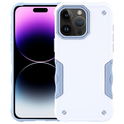 iPhone 15 Pro Max Non-slip Shockproof Armor Phone Case - White