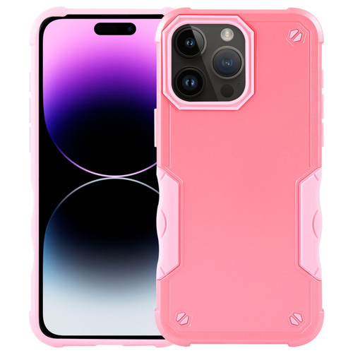 iPhone 15 Pro Max Non-slip Shockproof Armor Phone Case - Pink