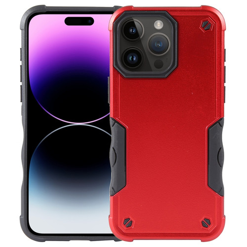 iPhone 15 Pro Max Non-slip Shockproof Armor Phone Case - Red
