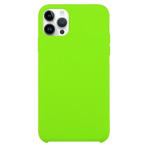 Solid Silicone Phone Case iPhone 15 Pro Max - Light Green