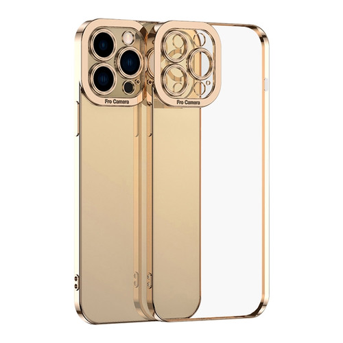 iPhone 15 Pro Max Electroplating TPU Phone Case - Gold