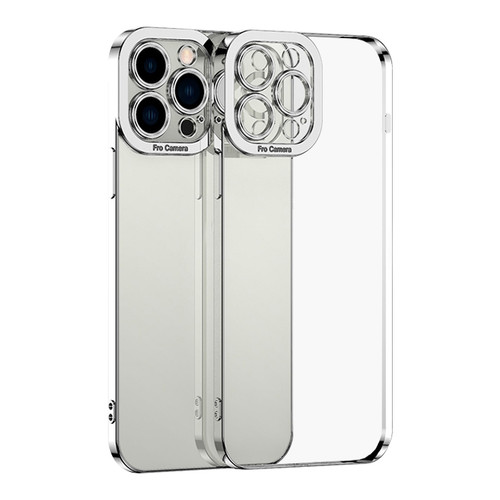 iPhone 15 Pro Electroplating TPU Phone Case - Silver