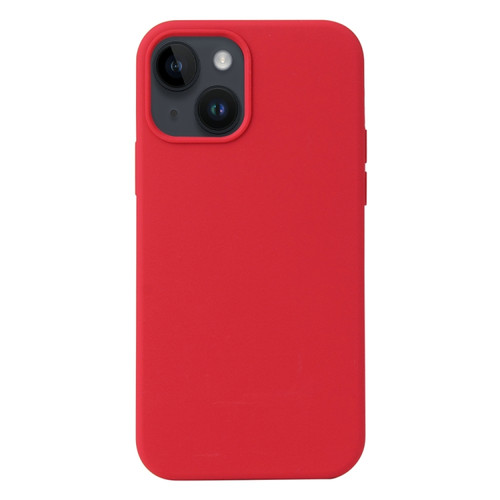 iPhone 15 Liquid Silicone Phone Case - Carmine Red