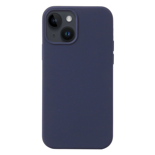 iPhone 15 Liquid Silicone Phone Case - Midnight Blue