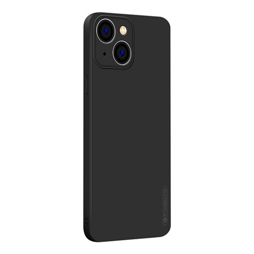 iPhone 15 PINWUYO Sense Series Liquid Silicone TPU Phone Case - Black