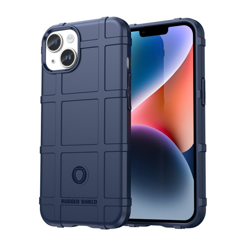 iPhone 15 Plus Full Coverage Shockproof TPU Phone Case - Blue