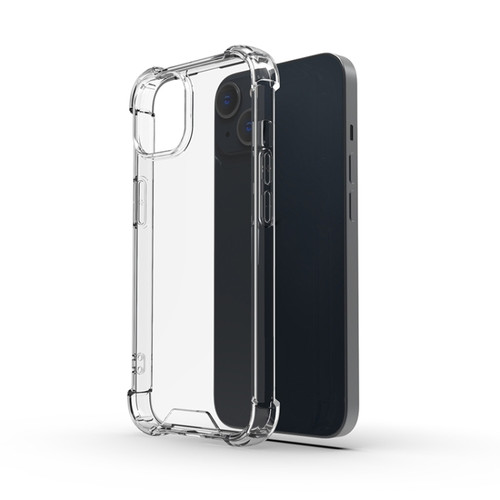 iPhone 15 Plus Four-corner Airbag Anti-fall Phone Case - Transparent