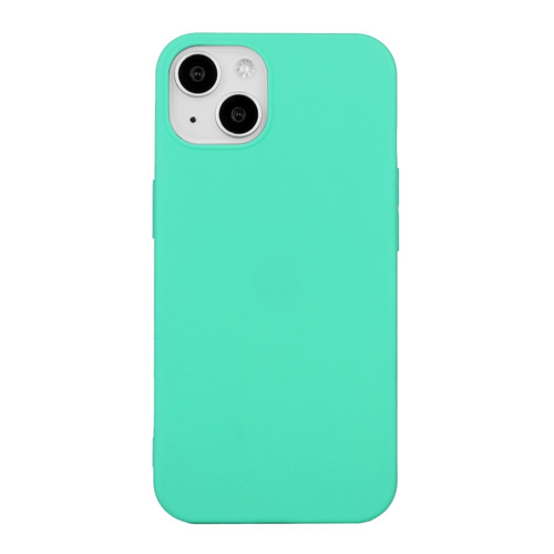 iPhone 15 Plus Shockproof Frosted TPU Phone Case - Mint Green