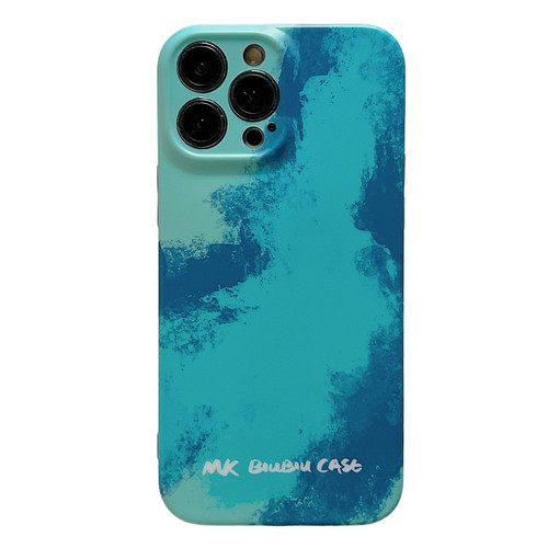 iPhone 14 Pro Max Pattern IMD Matte TPU Phone Case - Sea