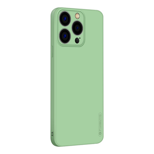 iPhone 14 Pro Max PINWUYO Sense Series Liquid Silicone TPU Phone Case  - Green