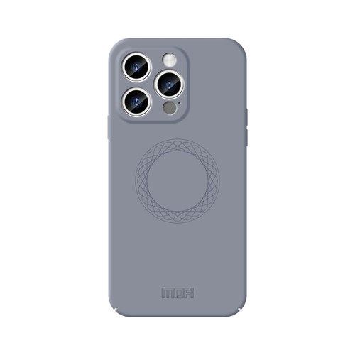 iPhone 15 Pro Max MOFI Qin Series Magsafe Skin Feel All-inclusive Silicone Phone Case - Gray