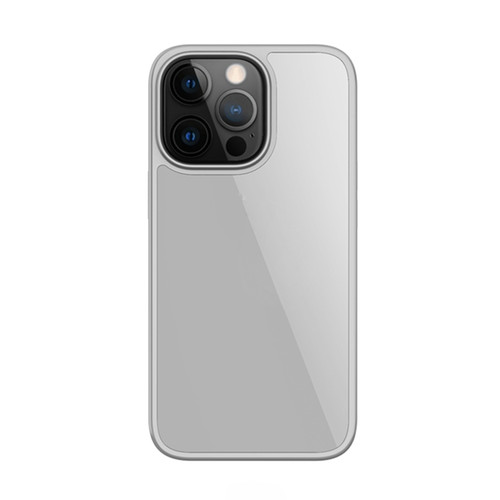 iPhone 15 Pro Max Mutural Jiantou Series Electroplating Phone Case - Silver