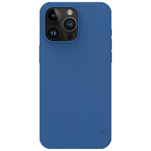 iPhone 15 Pro Max NILLKIN Frosted Shield Pro PC + TPU Phone Case - Blue