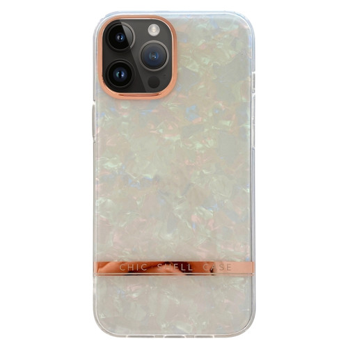 iPhone 15 Pro Max Electroplating Shell Texture TPU Phone Case - Colorful