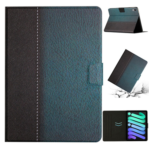 iPad 10th Gen 10.9 2022 Stitching Solid Color Flip Leather Smart Tablet Case - Green