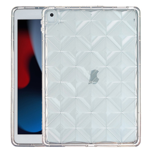 Diamond Texture TPU Airbag Tablet Case iPad 10.2 2019 / 2020 / Air 2019 10.5 - Transparent