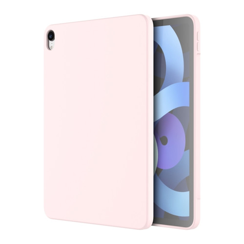 iPad 10th Gen 10.9 2022 Mutural Silicone Microfiber Tablet Case - Pink