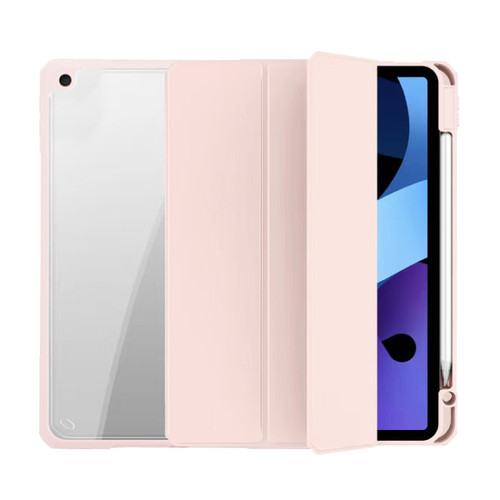 iPad 10.2 2021 / 2020 / 2019 Mutural Pinyue Series Smart Leather Tablet Case - Pink